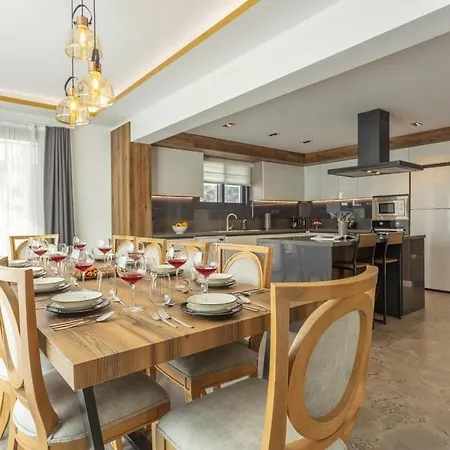 Private Luxury With Large Pool, Jacuzzi And Barbecue In Oeluedeniz Vila