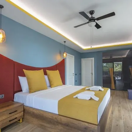 Private Luxury With Large Pool, Jacuzzi And Barbecue In Oeluedeniz Vila Fethiye