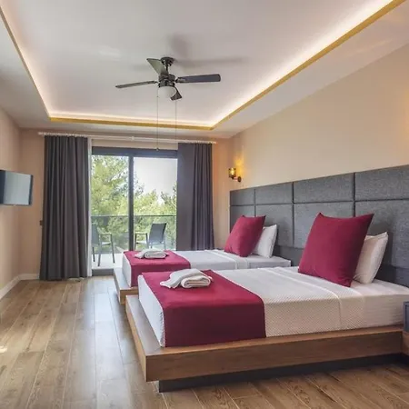 Private Luxury With Large Pool, Jacuzzi And Barbecue In Oeluedeniz Vila Fethiye