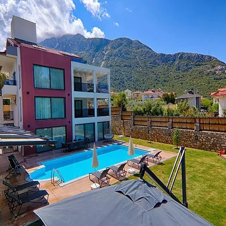 Private Luxury With Large Pool, Jacuzzi And Barbecue In Oeluedeniz Vila *