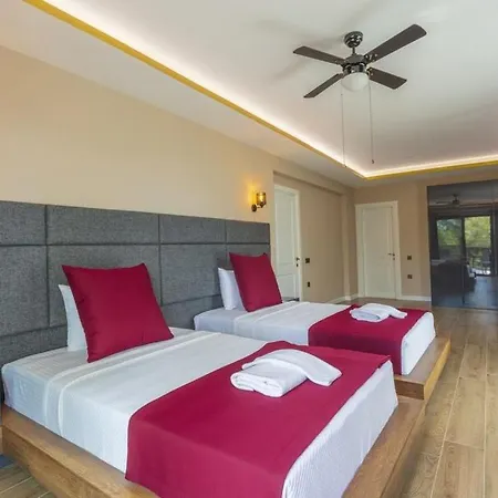 فيلة Private Luxury With Large Pool, Jacuzzi And Barbecue In Oeluedeniz *