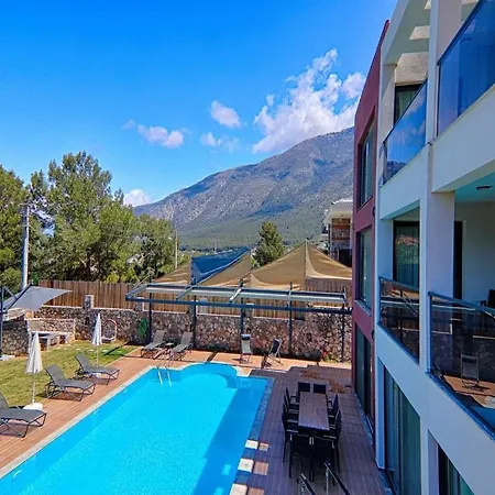 Private Luxury With Large Pool, Jacuzzi And Barbecue In Oeluedeniz