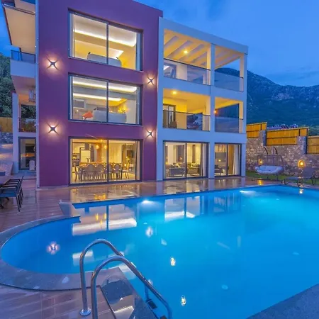 Private Luxury With Large Pool, Jacuzzi And Barbecue In Oeluedeniz *