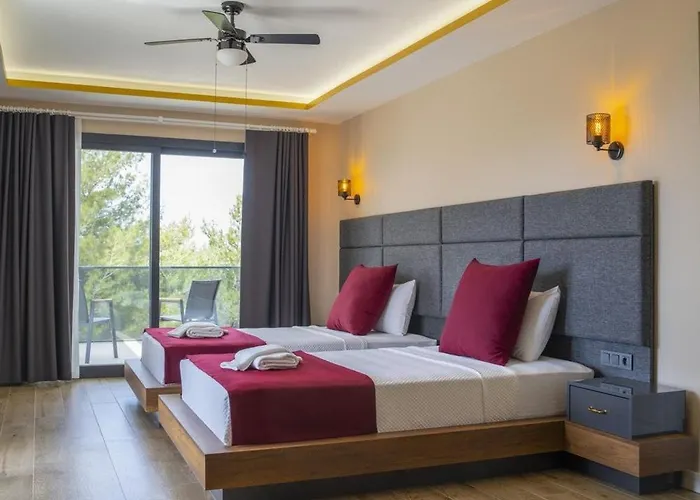 Private Luxury With Large Pool, Jacuzzi And Barbecue In Oeluedeniz Fethiye