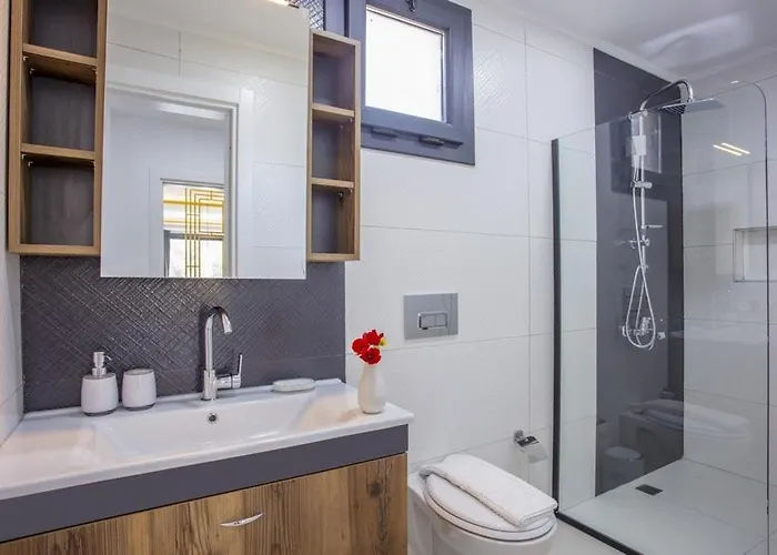 Villa Private Luxury With Large Pool, Jacuzzi And Barbecue In Oeluedeniz