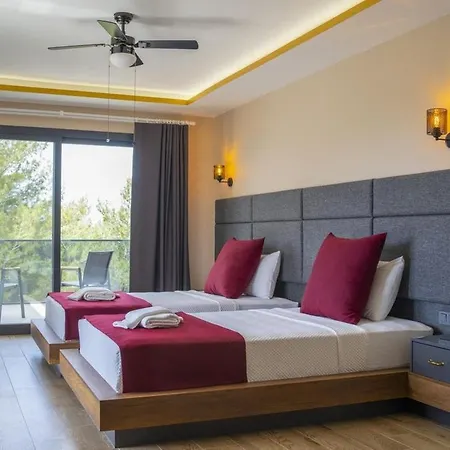 Private Luxury With Large Pool, Jacuzzi And Barbecue In Oeluedeniz Fethiye